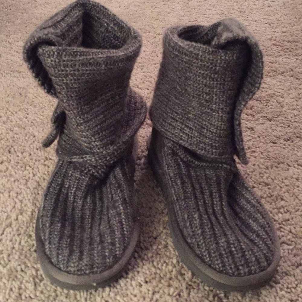 UGG Grey Classic Candy Tall Boots